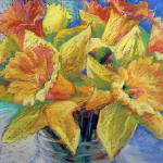 I Like Daffodils in a Big Way
</br>3/16/15  New York, NY
</br>pastel
</br>posted 3/17/15  2:25pm
​