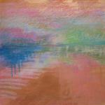 Soft Morning
</br>5/15/15 New York, NY
</br>oil pastel over acrylic
</br>posted 5/16/15  12:45pm