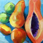 With Love, to Georgia O'Keeffe 
</br>3/3/15, New York, NY
</br>acrylic
</br>posted 3/4/15 11:50am